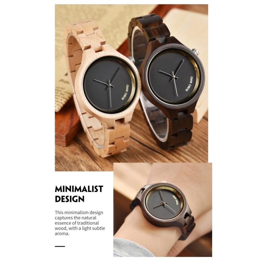 腕時計 レディース 20代 30代 40代 ボボバード BOBO BIRD 木製腕時計 ウッドウォッチ クォーツ 金属アレルギー P16 | BOBO BIRD | 09