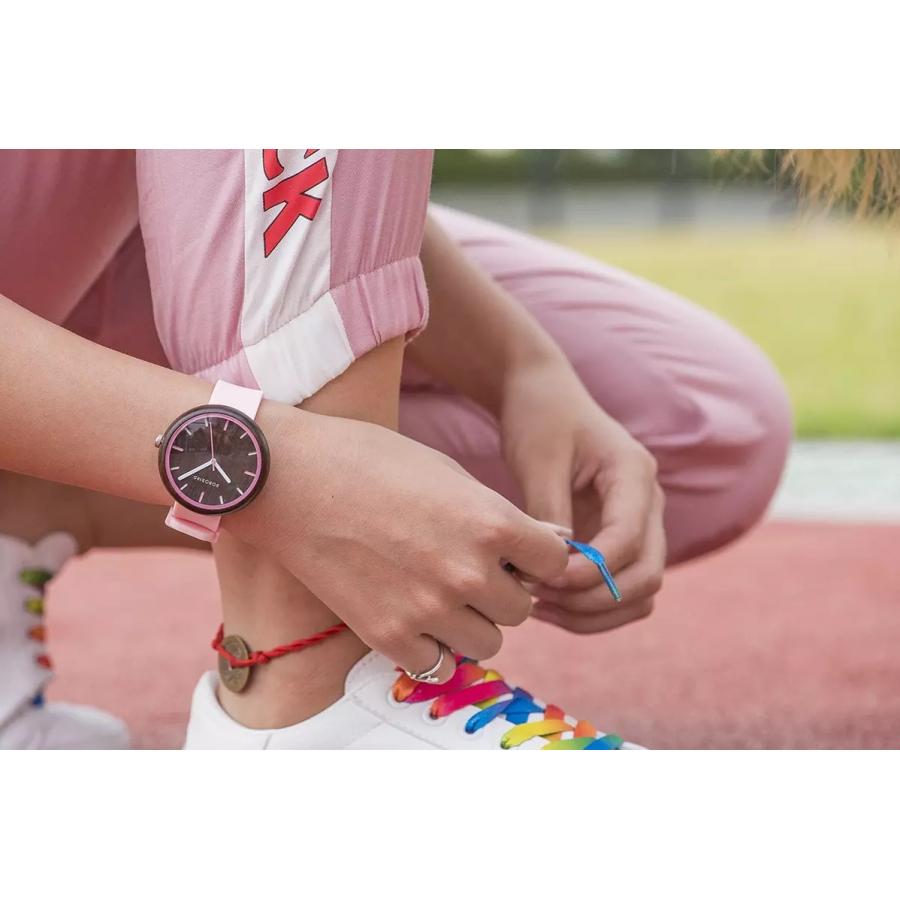 腕時計 レディース 文字盤大きい ボボバード BOBO BIRD 木製 ウッドウォッチ クォーツ シリコンバンド R28 | BOBO BIRD | 17