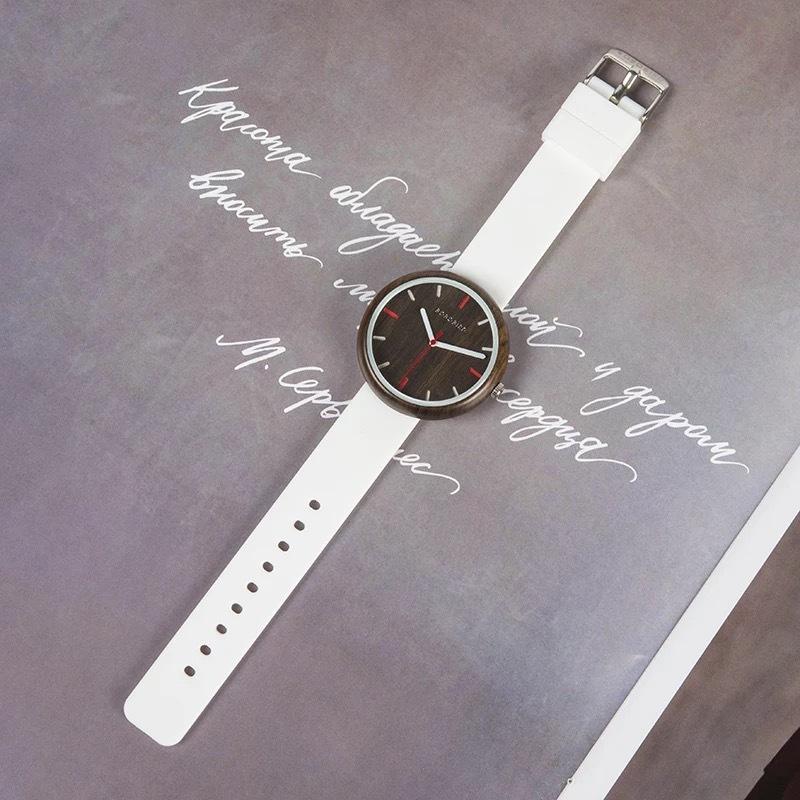 腕時計 レディース 文字盤大きい ボボバード BOBO BIRD 木製 ウッドウォッチ クォーツ シリコンバンド R28 | BOBO BIRD | 05