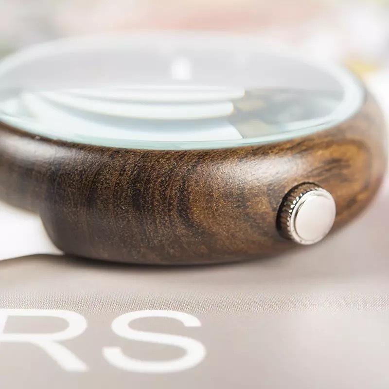 腕時計 レディース 文字盤大きい ボボバード BOBO BIRD 木製 ウッドウォッチ クォーツ シリコンバンド R28 | BOBO BIRD | 07