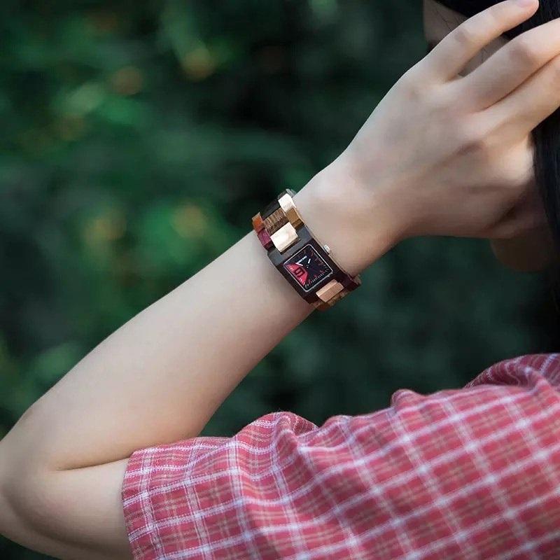 腕時計 レディース 20代 30代 40代 ボボバード BOBO BIRD 木製腕時計 ウッドウォッチ クォーツ 金属アレルギー S02 | BOBO BIRD | 18