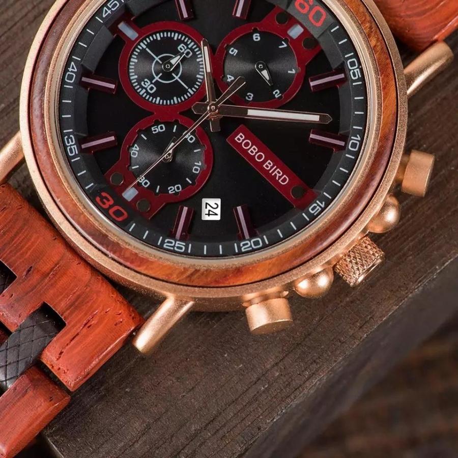 boobooboo 腕時計 BOBO BIRD 腕時計 メンズ 40代 50代 木製腕時計