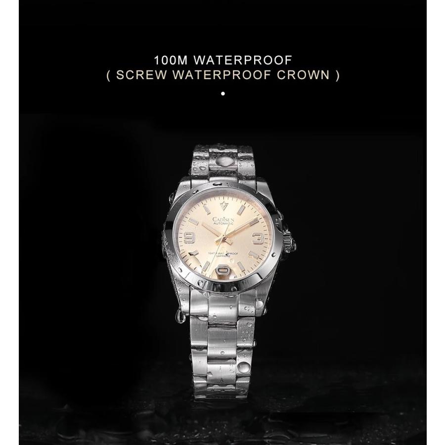 CADISEN 自動機械式時計 C8211M 5気圧防水 circulo_ca-8210m