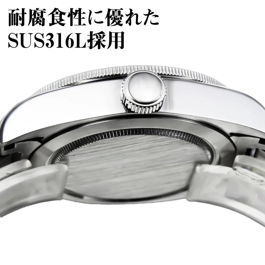 ダイバーズウォッチ 腕時計 メンズ 40代 オマージュウォッチ 機械式 自動巻き カレンダー CORGEUT 2010c |  | 05