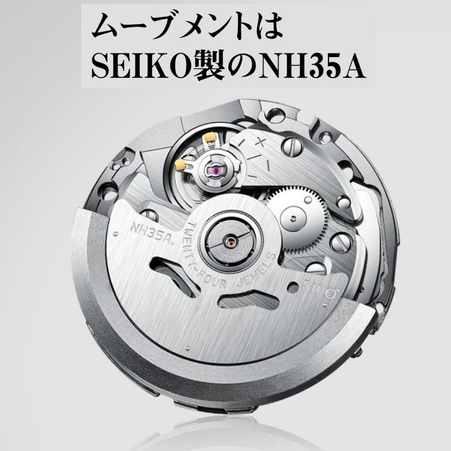 ファション ダイバーズウォッチ 自動巻き 裏蓋スケルトン タートル