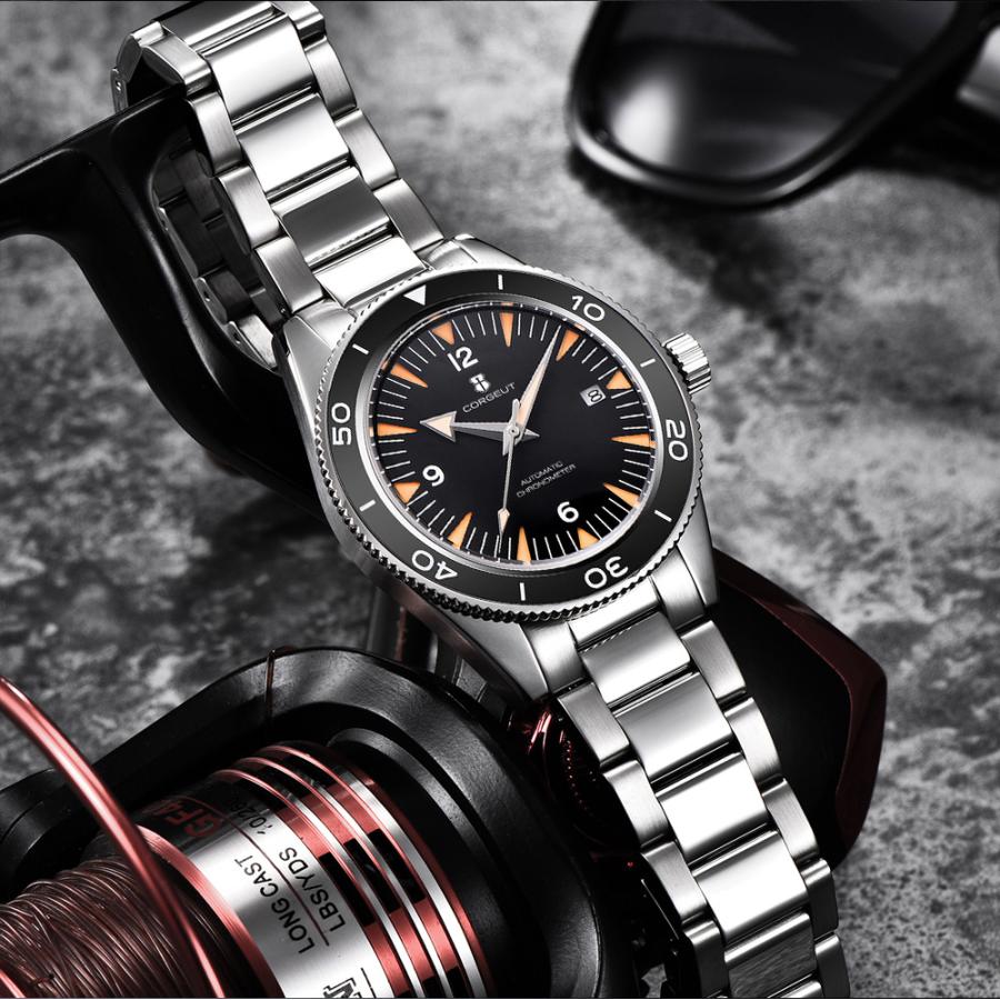ダイバーズウォッチ 腕時計 メンズ 40代 50代 オマージュウォッチ 機械式 自動巻き カレンダー CORGEUT 2013 |  | 07