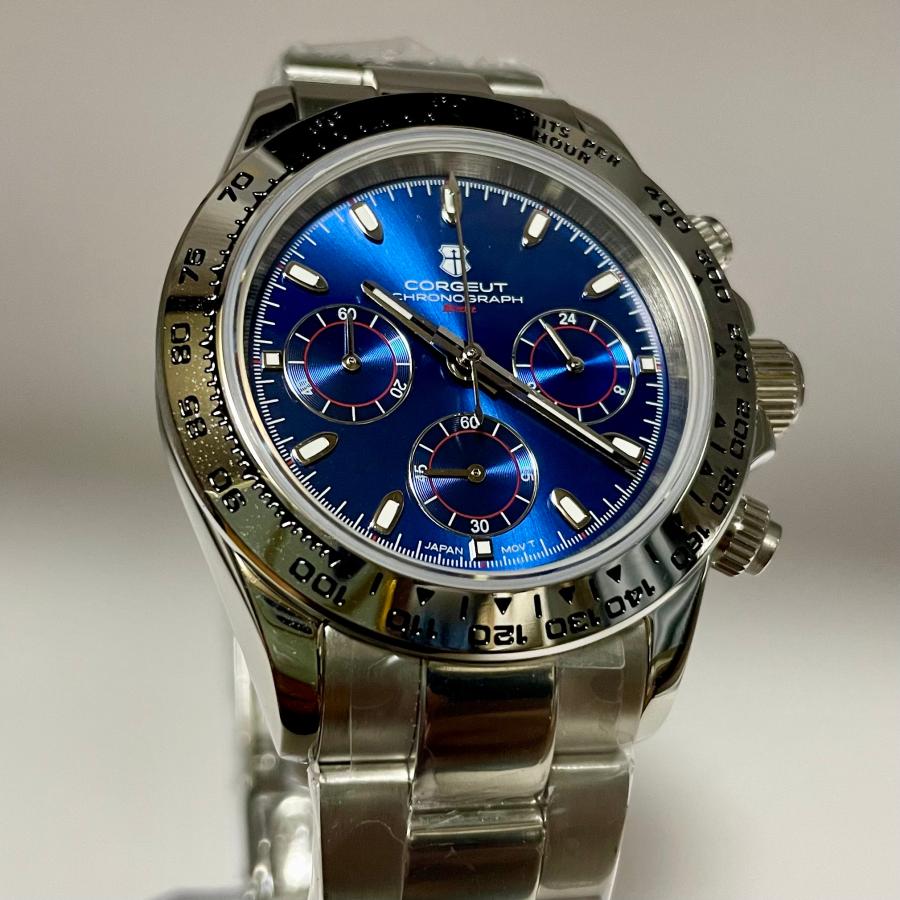 値下げ　　オマージュ 　ウォッチ　クォーツ 腕時計 メンズ 40代 50代 クロノグラフ オマージュウォッチ