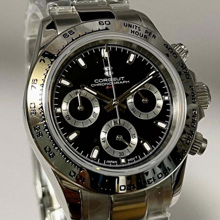 値下げ　オマージュ クロノグラフタイプ　Gロゴ 爆買 腕時計 メンズ 40代 50代 クロノグラフ オマージュウォッチ