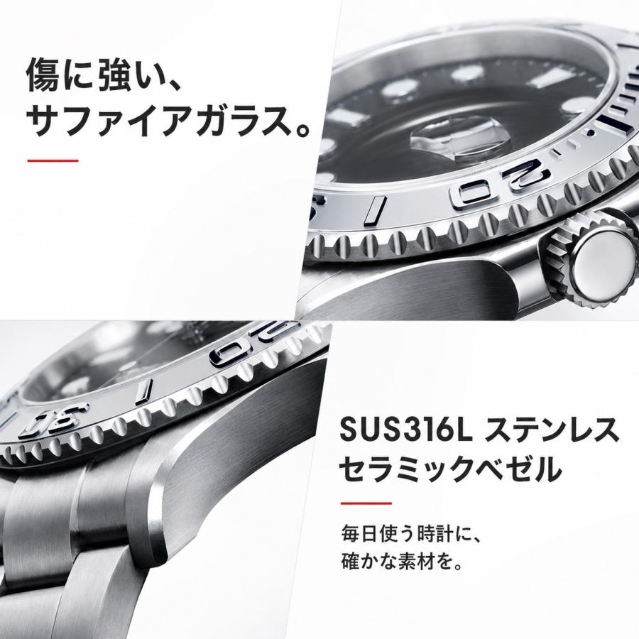 ダイバーズウォッチ メンズ 腕時計 自動巻き CORGEUT 40mm 日本製