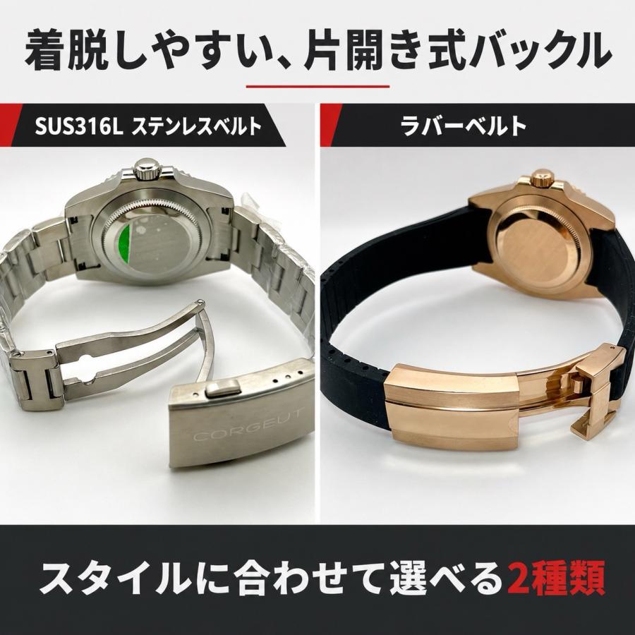 腕時計 メンズ 機械式 自動巻き 日本製ムーブメント ダイバーズ