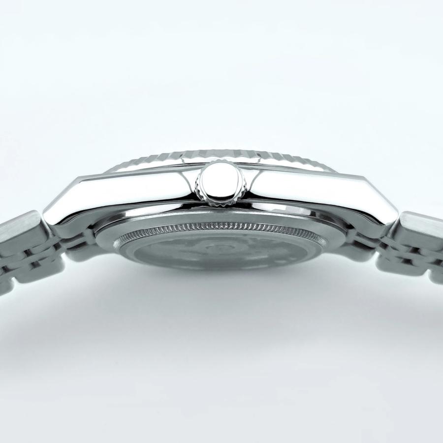 自動巻き腕時計 メンズ オマージュウォッチ 機械式 手巻き ハニカム 40mm 10気圧防水 日付 CORGEUT 6033 |  | 08