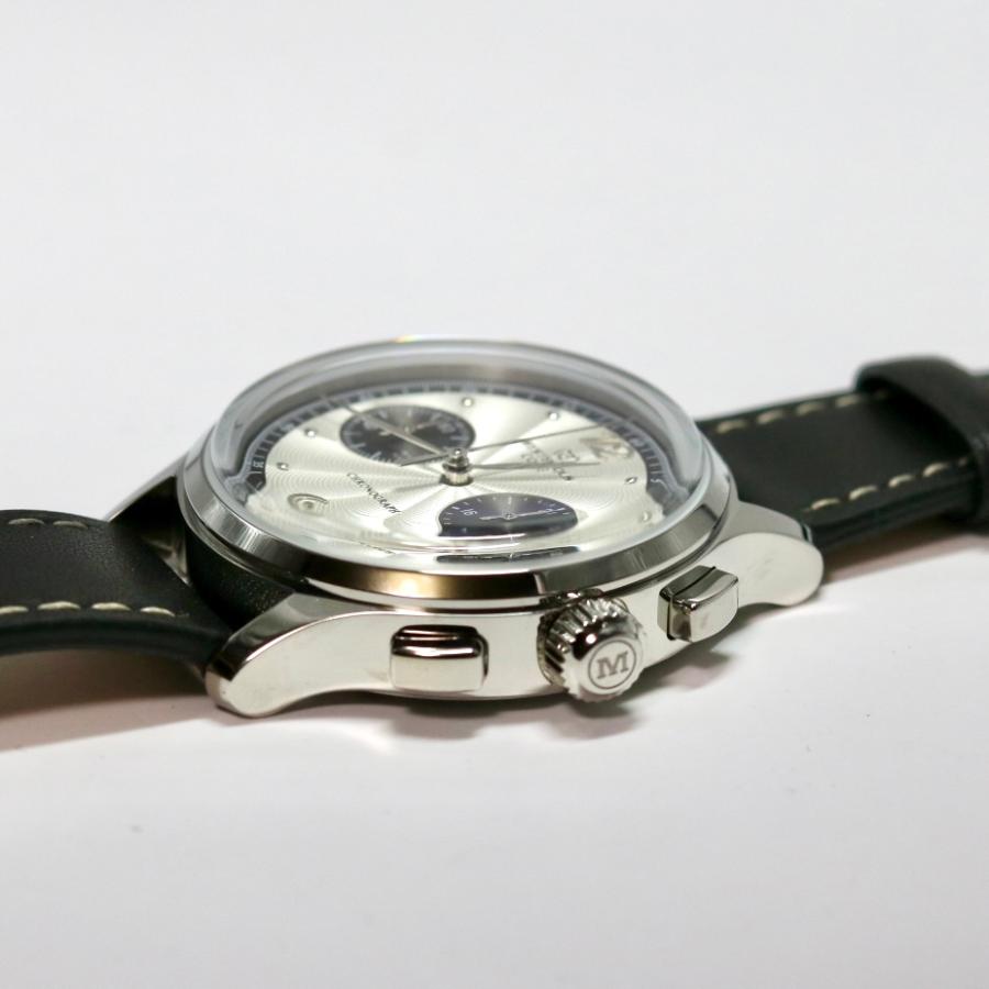 腕時計 メンズ 40代 50代 クロノグラフ クォーツ 38mm 革ベルト ホワイト MYSTERIOUS CODE |  | 04