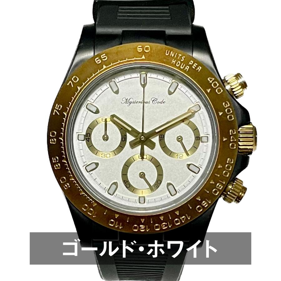 オマージュウォッチ　クロノグラフ 腕時計 ノーブランド品 no brand（ノーブランド）の「ALPHA アルファ デイトナポール