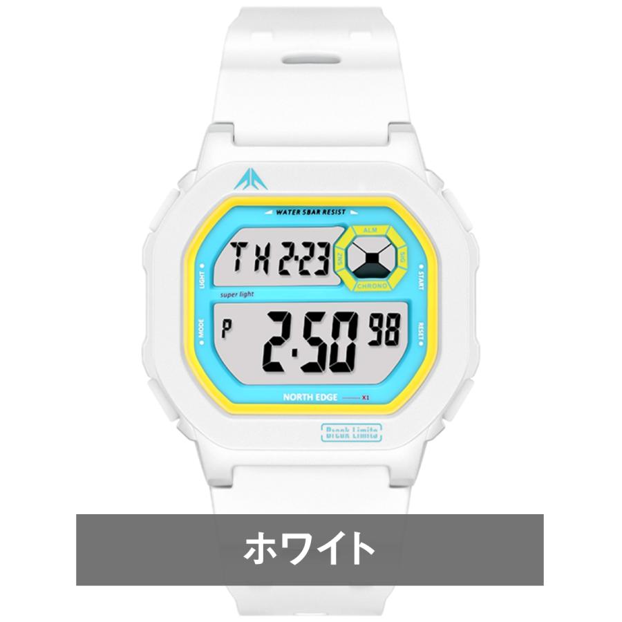 腕時計 メンズ NORTH EDGE デジタル クォーツ 防水 軽量 X1 : 腕時計の