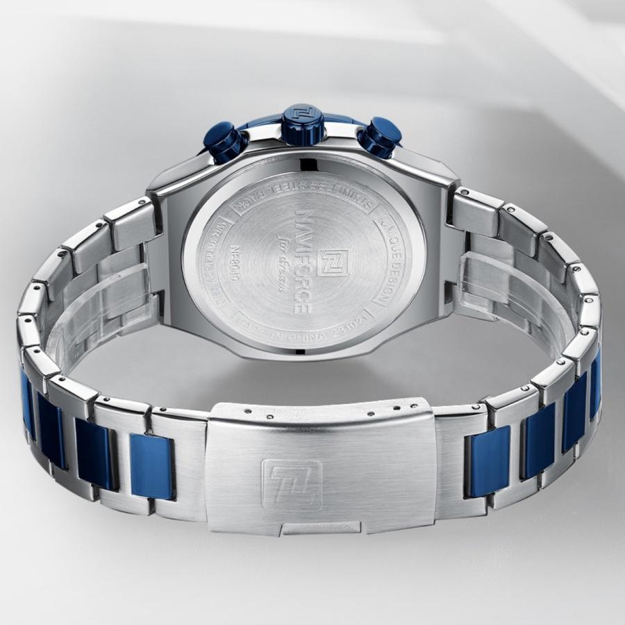 腕時計 メンズ 40代 50代 クロノグラフ オマージュウォッチ クォーツ 日付 42mm 高見え NAVIFORCE NF8049 |  | 13
