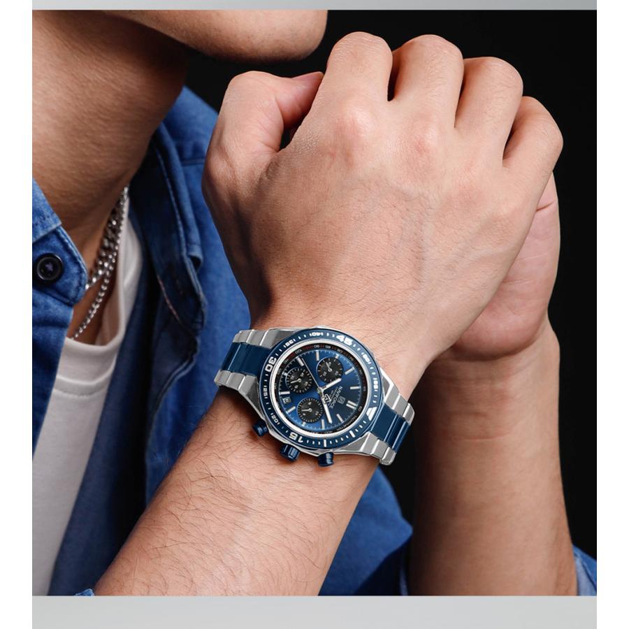 腕時計 メンズ 40代 50代 クロノグラフ オマージュウォッチ クォーツ 日付 42mm 高見え NAVIFORCE NF8049 |  | 15