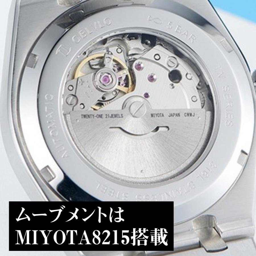 自動巻き 腕時計 オマージュ ウォッチ ミヨタ搭載 機械式腕時計 メンズ 40代 50代 オマージュウォッチ 自動巻き