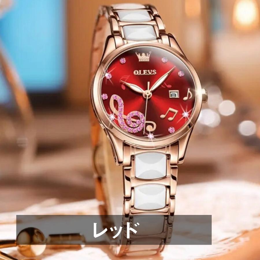 OLEVS レディース 腕時計 ハートモチーフ OLEVS レディース 腕時計 ハートモチーフ Amazon.com: OLEVS