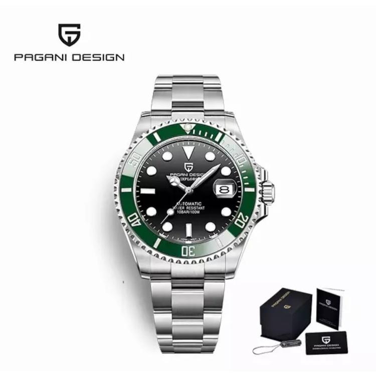 パガーニデザイン PAGANI DESIGN グリーンサブ メンズ腕時計 オマージュウォッチ 機械式 自動巻き 40mm PD-1661