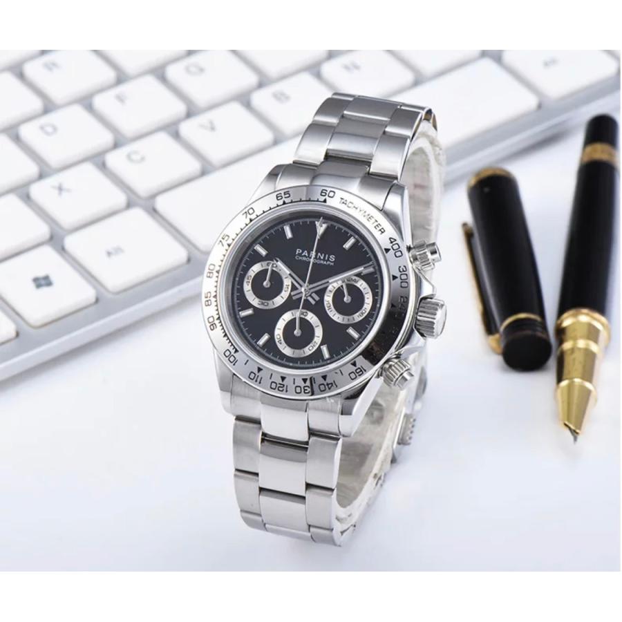 パーニス PARNIS メンズ腕時計 オマージュウォッチ クロノグラフ クォーツ PA6048 :parnis-pa6048-silver:腕時計のシルクロ  - 通販 - Yahoo!ショッピング