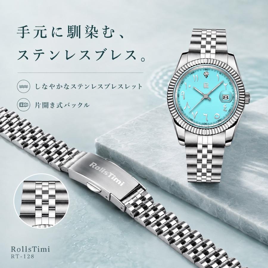 RollsTimi 腕時計 メンズ 自動巻き 機械式 手巻き付き オマージュ