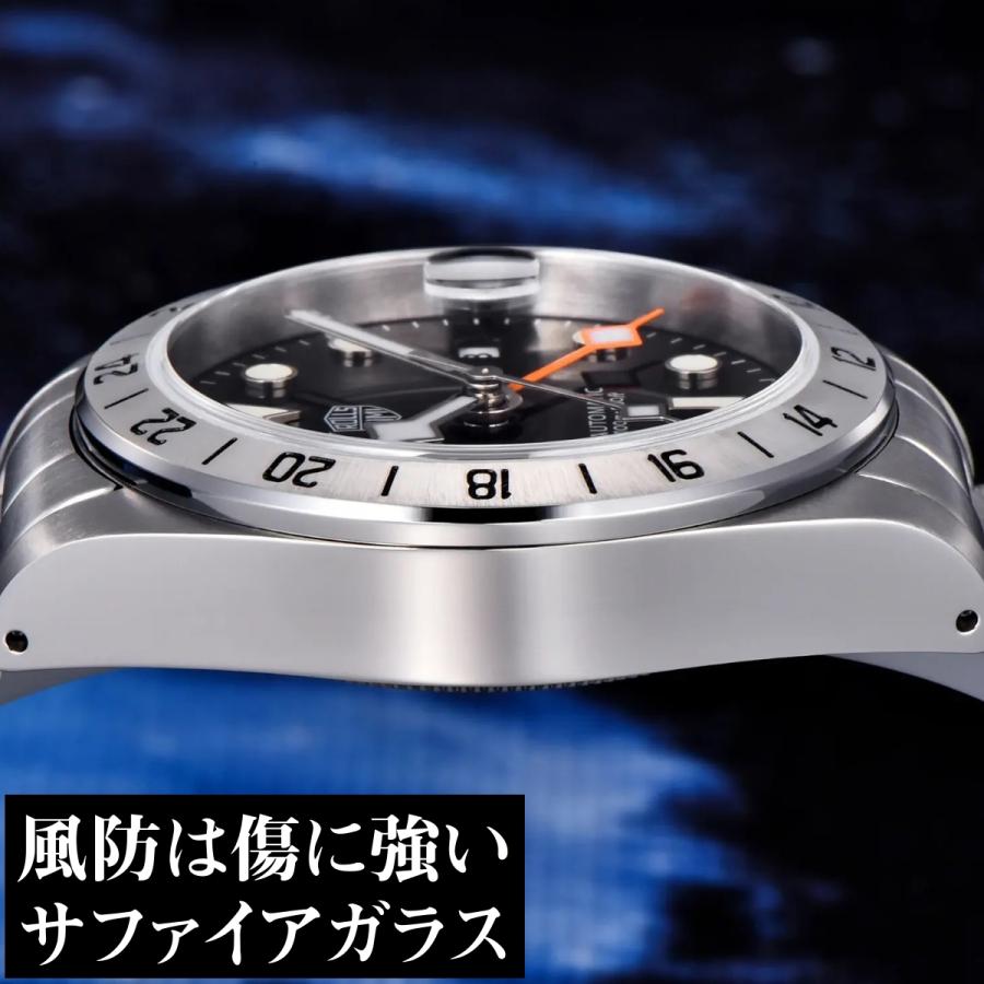 機械式腕時計 メンズ GMT オマージュウォッチ 自動巻き セイコー