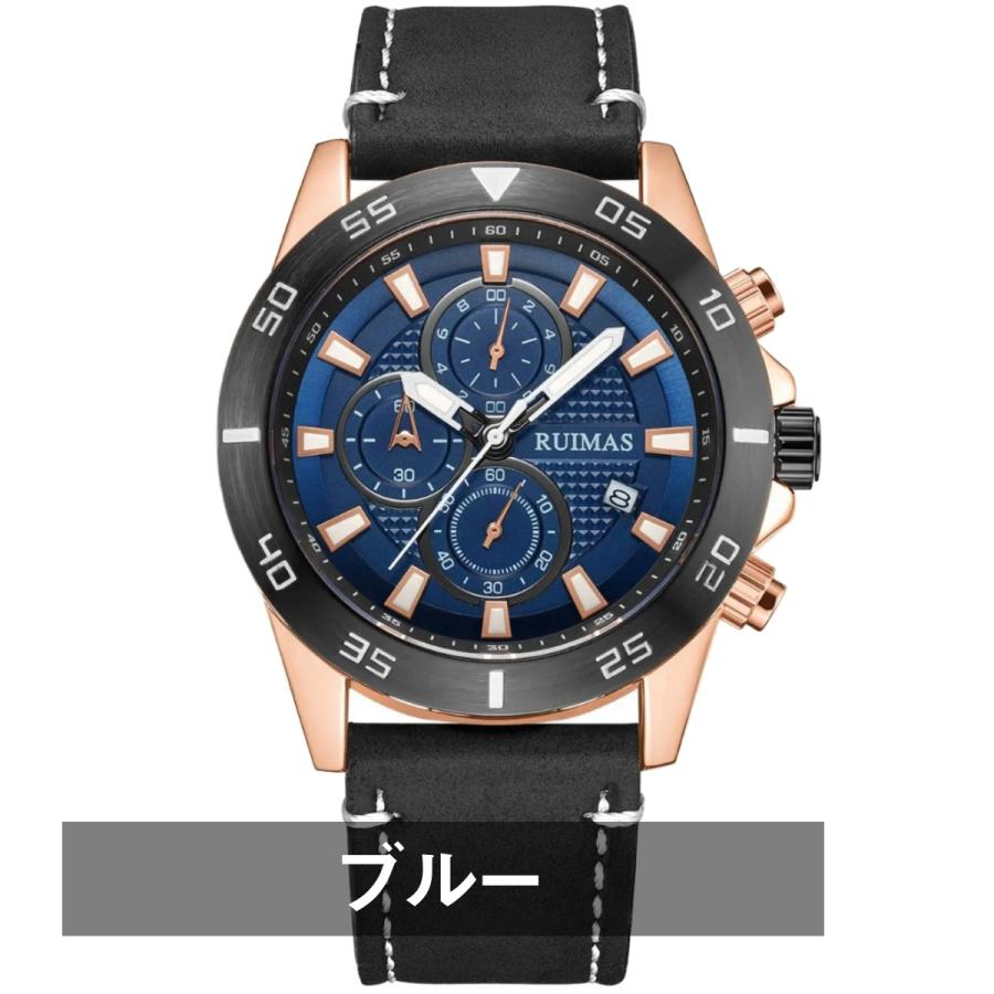 自動巻き時計 黒/金/銀 レザー OLD SMITH 90-007 自動巻き スモールセコンド コードバンレザー