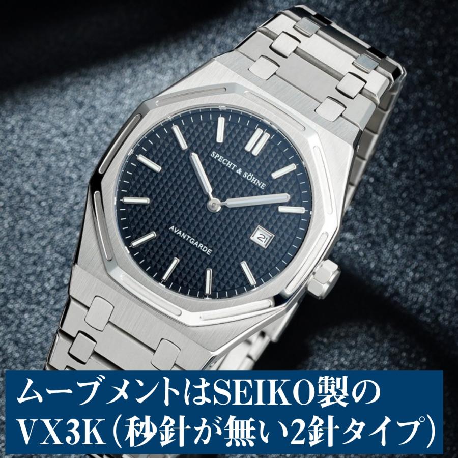 腕時計 メンズ 40代 50代 オマージュウォッチ クォーツ 2針 極薄