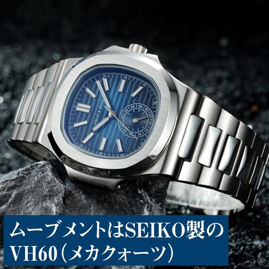 腕時計 メンズ 40代 50代 オマージュウォッチ クォーツ メカ