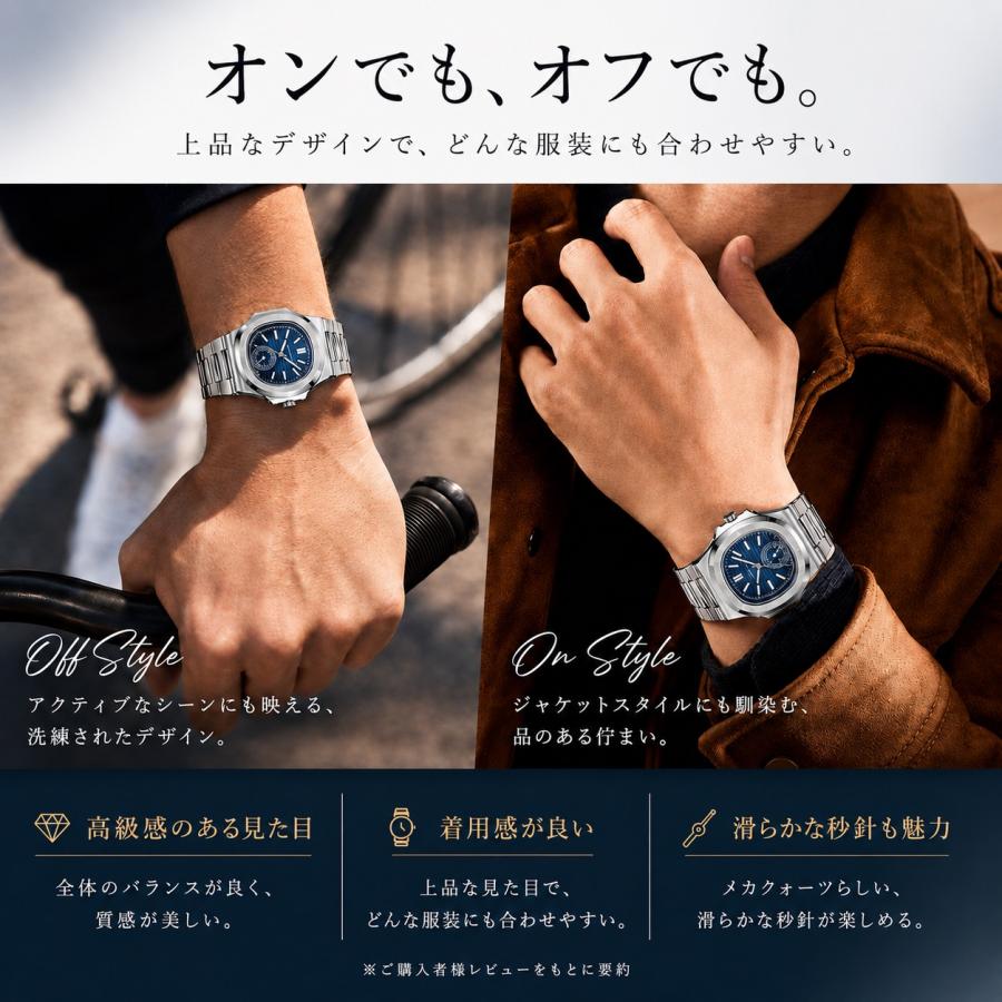 腕時計 メンズ オマージュウォッチ SPECHT & SOHNE クォーツ メカ
