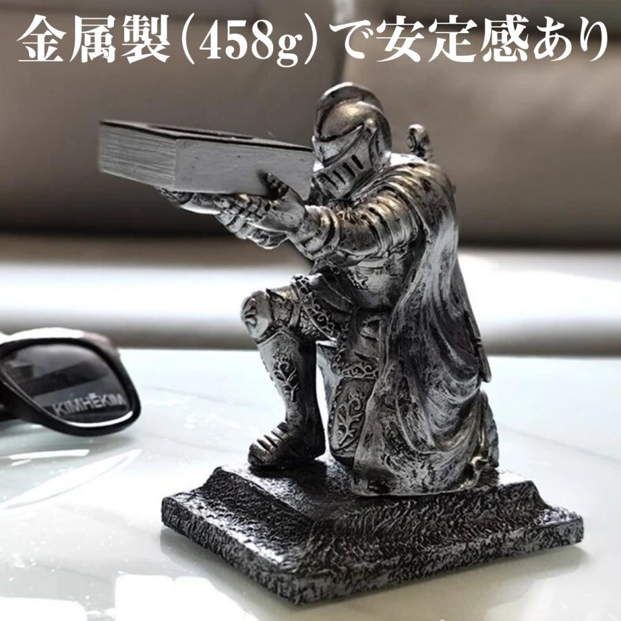 腕時計用スタンド ウォッチスタンド 1本用 アップルウォッチ 充電スタンド Apple Watch 戦士 人形 金属製 アクセサリー置き |  | 03