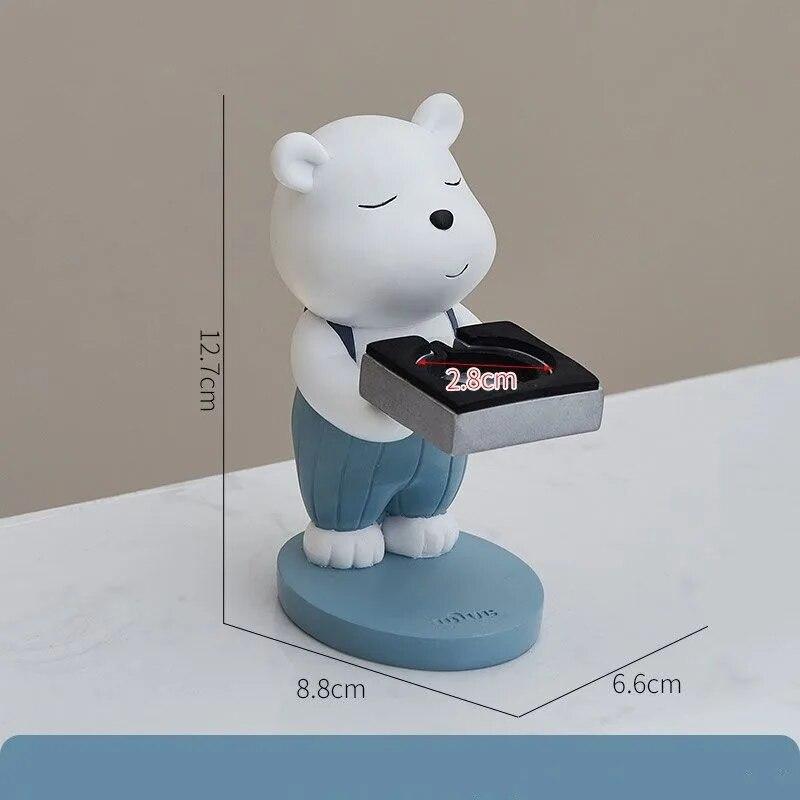 腕時計用スタンド ウォッチスタンド 1本用 アップルウォッチ 充電スタンド Apple Watch 熊 人形 アクセサリー置き |  | 05