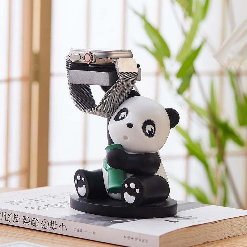 腕時計用スタンド ウォッチスタンド 1本用 アップルウォッチ 充電スタンド Apple Watch パンダ 人形 アクセサリー置き |  | 04