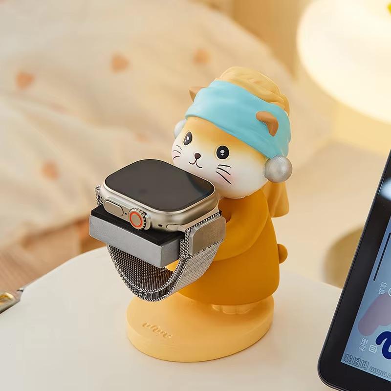 腕時計用スタンド ウォッチスタンド 1本用 アップルウォッチ 充電スタンド Apple Watch 人形 アクセサリー置き |  | 02