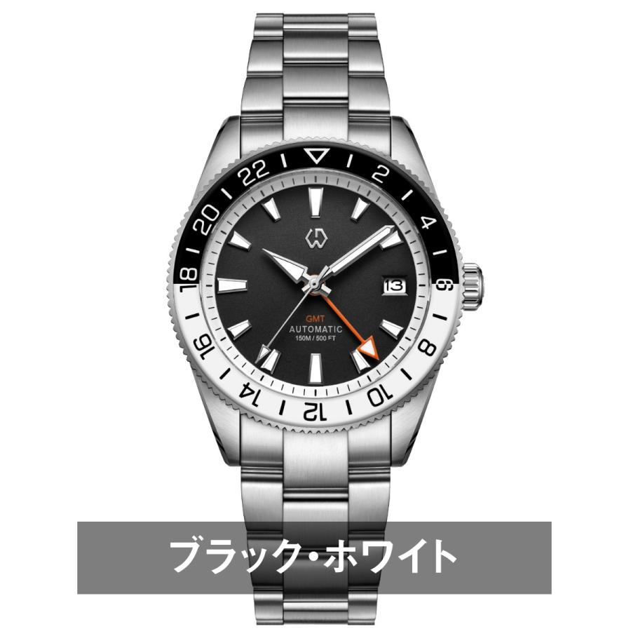ダイバーズウォッチ 腕時計 メンズ 40代 GMT オマージュウォッチ 機械