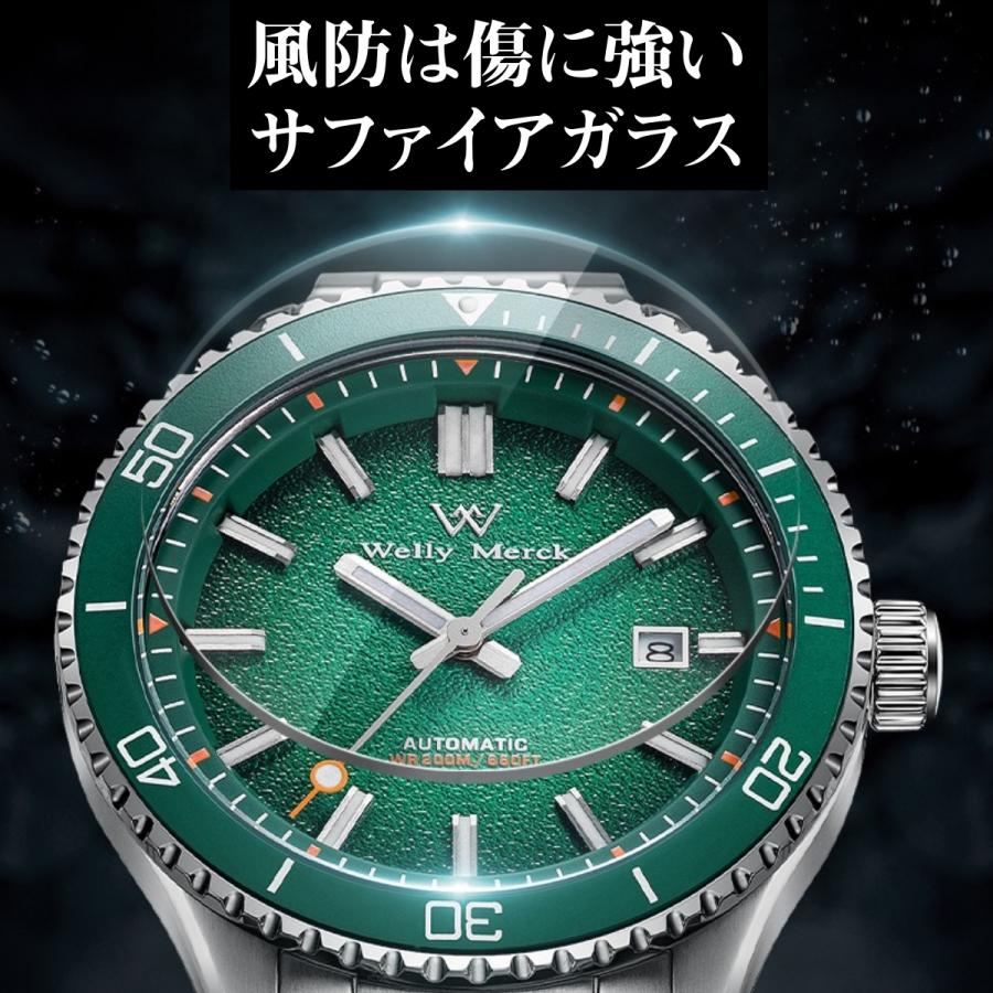 ダイバーズウォッチ 腕時計 メンズ 20気圧防水 機械式 自動巻き 手