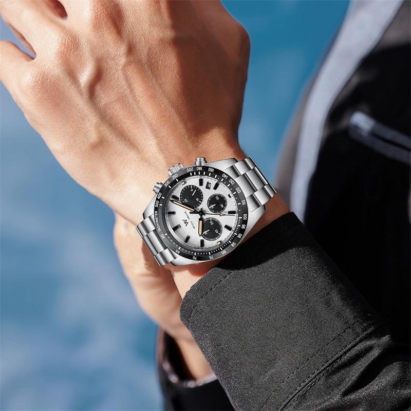 腕時計 メンズ 40代 50代 クロノグラフ オマージュウォッチ クォーツ