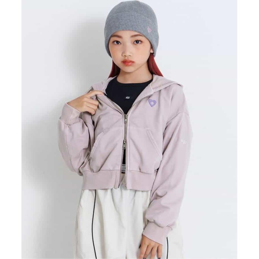 セール 「50%OFF」 パーカー "アルジー" ダブルジップグランジパーカー ピンク(PK) | algy | 01