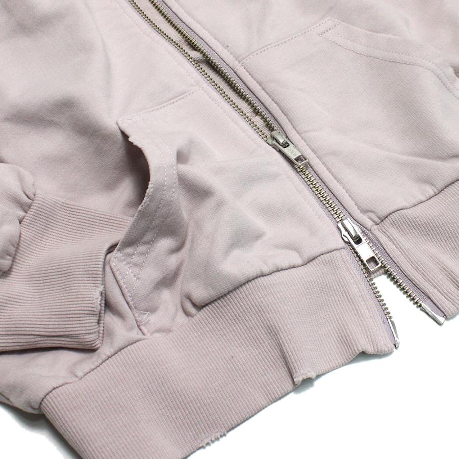 セール 「50%OFF」 パーカー "アルジー" ダブルジップグランジパーカー ピンク(PK) | algy | 04