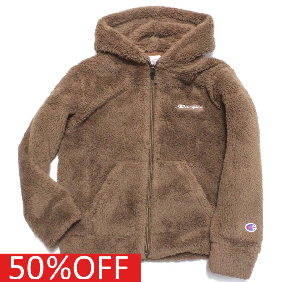 セール 40 Off アウター チャンピオン 子供服 ジップフードジャケット ブラウン Chmw601 03 4300 子供服サーカス ヤフーショップ 通販 Yahoo ショッピング