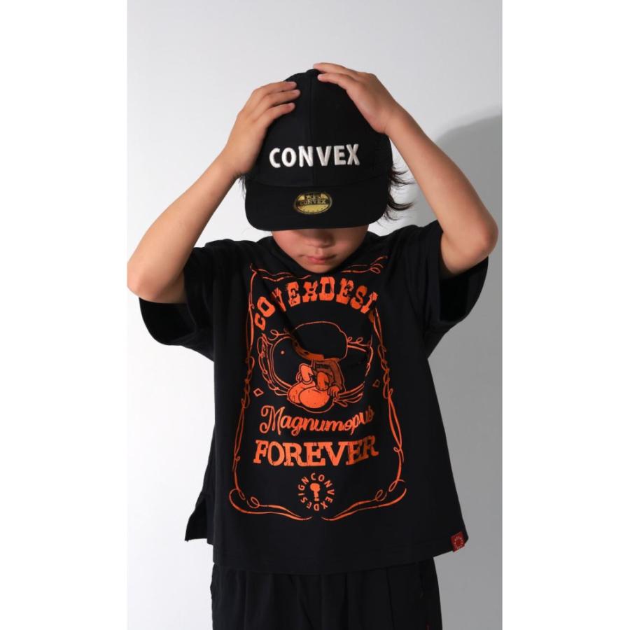 半袖Tシャツ "コンベックス　CONVEX" 子供服 ミュータンヴィンテージ／スリットWIDE-T クロ(5)｜circus-circus｜02