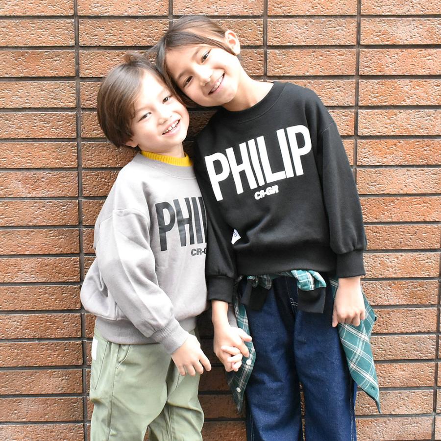 セール 「50%OFF」 トレーナー・ニット "" 子供服 PHILIP トレーナー GENERATOR”×“CIRCUS＆CO. LIMITED EDITION/ ブラック(BK)｜circus-circus｜08