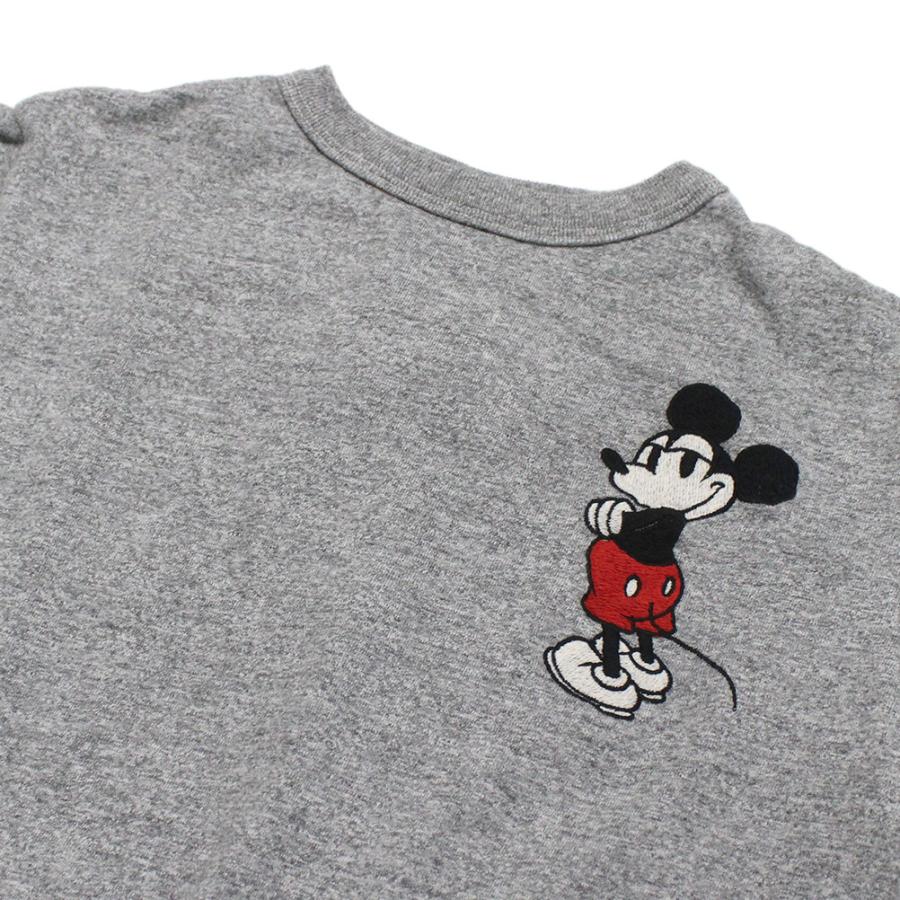 半袖Tシャツ "DD×ミッキー" 子供服 ビンテージテンジク MICKEY 28 TEE 3GRグレー｜circus-circus｜03