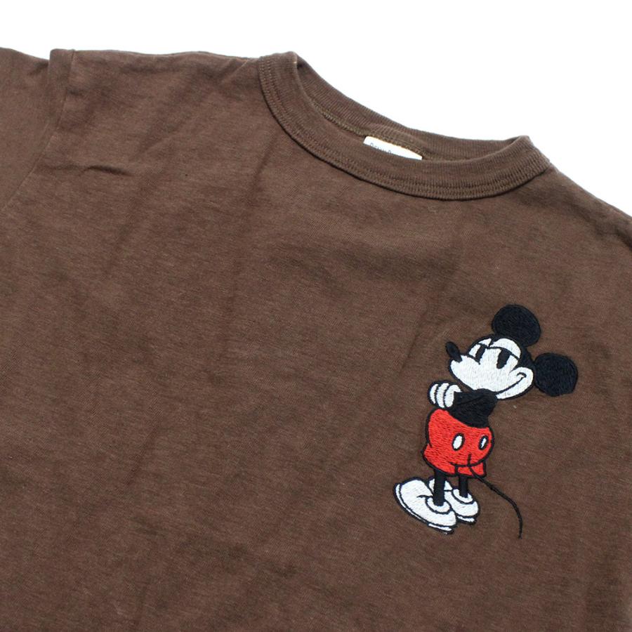 半袖Tシャツ "DD×ミッキー" 子供服 ビンテージテンジク MICKEY 28 TEE 7BR茶｜circus-circus｜03