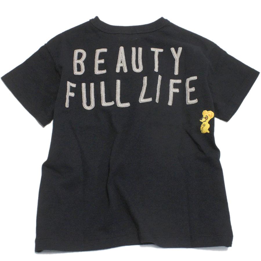 半袖Tシャツ "デニム＆ダンガリー デニムアンドダンガリー" 子供服 テンジク BEAUTY FULL LIFE TEE 2BK黒｜circus-circus｜02