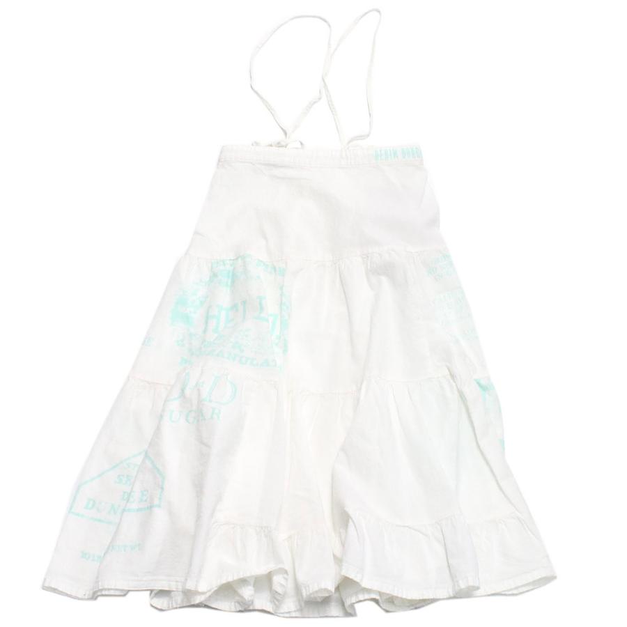 DENIM DUNGAREE シーチングリメイクスカート130.140 DENIM DUNGAREE