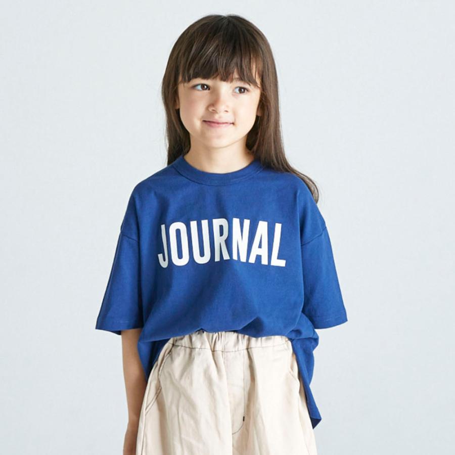 半袖Tシャツ "フォブ" 子供服 JOURNAL Tシャツ ブルー(BL)｜circus-circus｜02