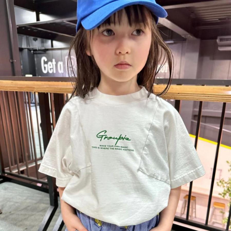 半袖Tシャツ "グルーヴィーカラーズ グルービーカラーズ" 子供服 テンジク スクエアスリーブ TEE 1W白｜circus-circus｜02