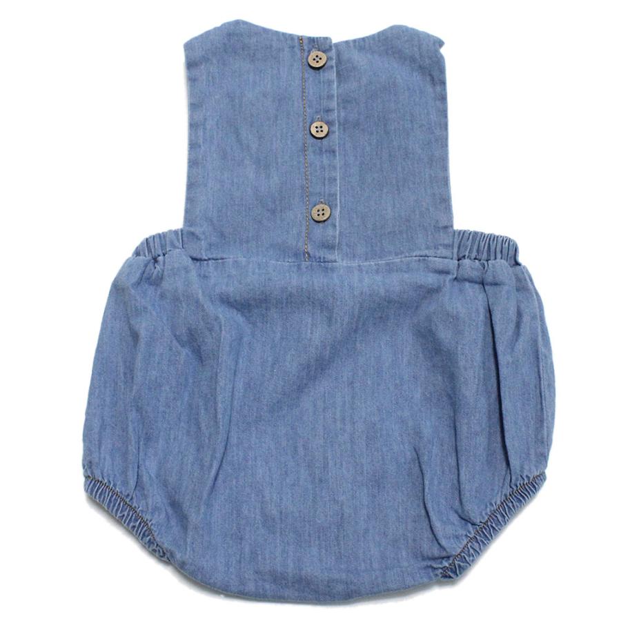 1+in the family ワンモアインザファミリー　デニムロンパース 1 + in the family ベビーウェア・肌着 