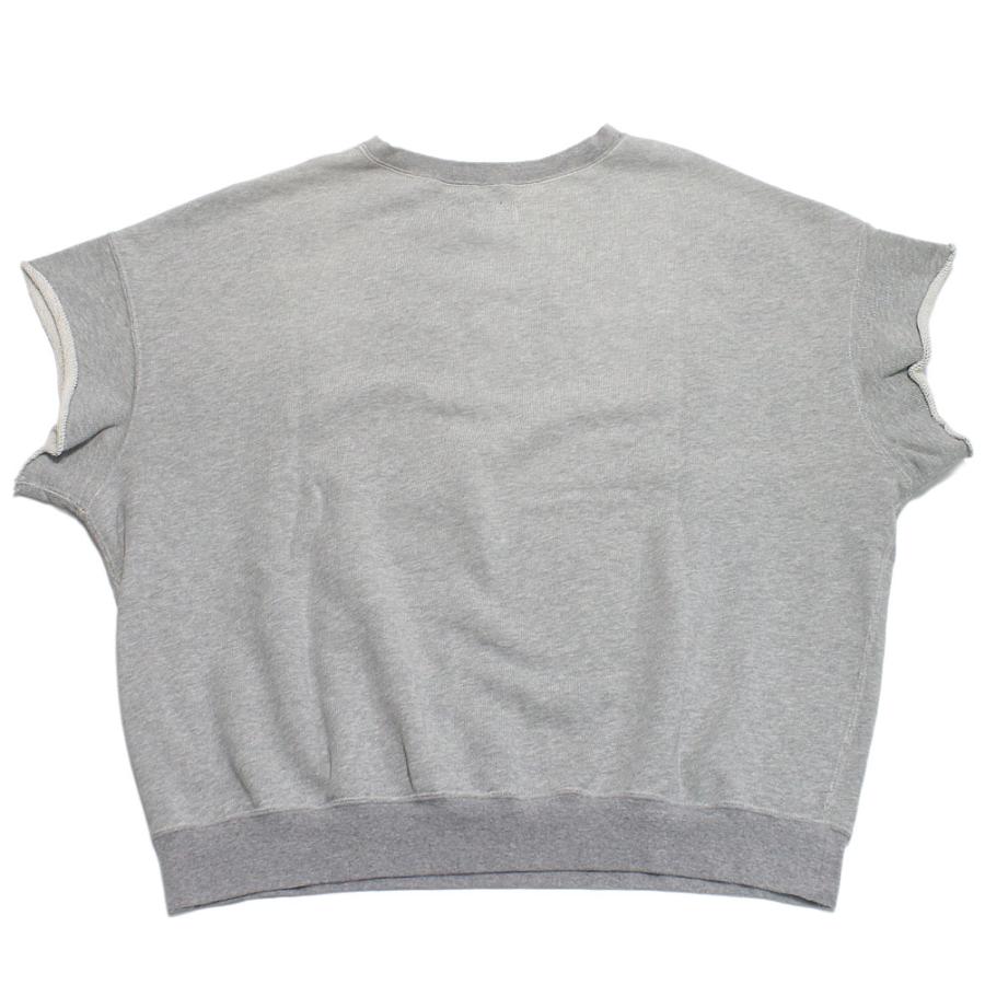 半袖Tシャツ "MARET マレ" カットオフヴィンテージスウェットT グレー(3)_1